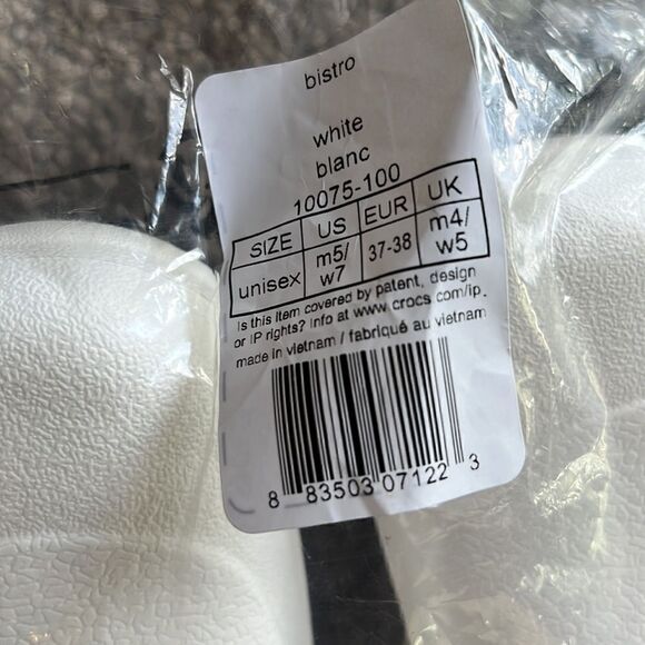 COPY - Crocs at work all white NWT women’s size 7 men’s size 5 no slip - Picture 8 of 8